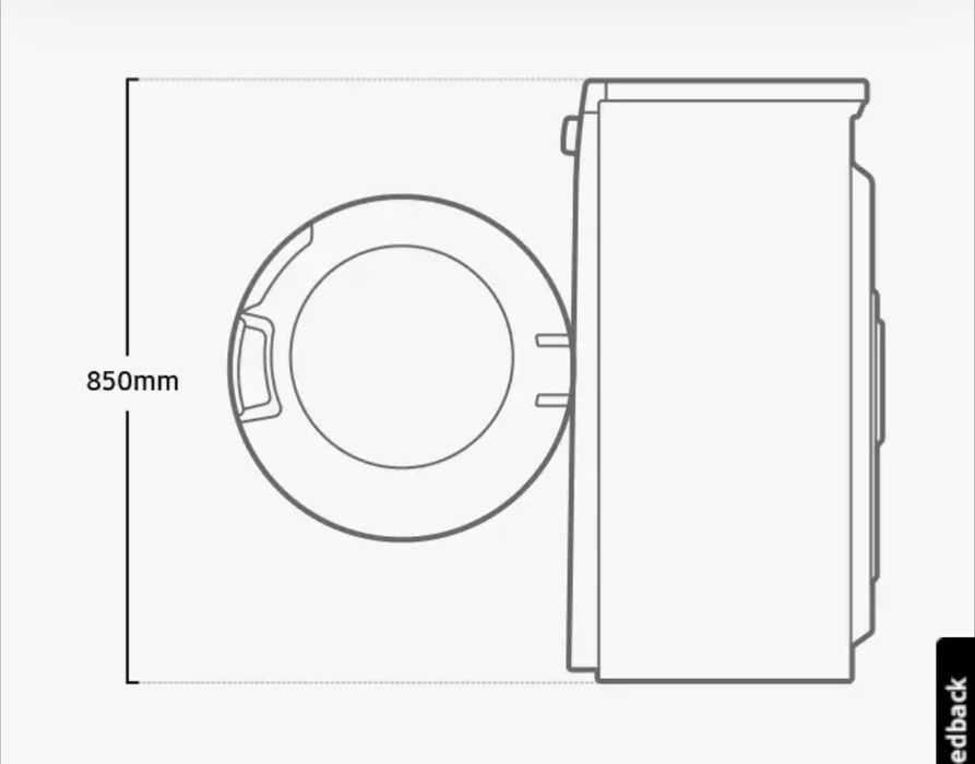 Pralka Samsung WW60A3120BE, Pralka Slim, Silnik Digital Inverter, 6 kg