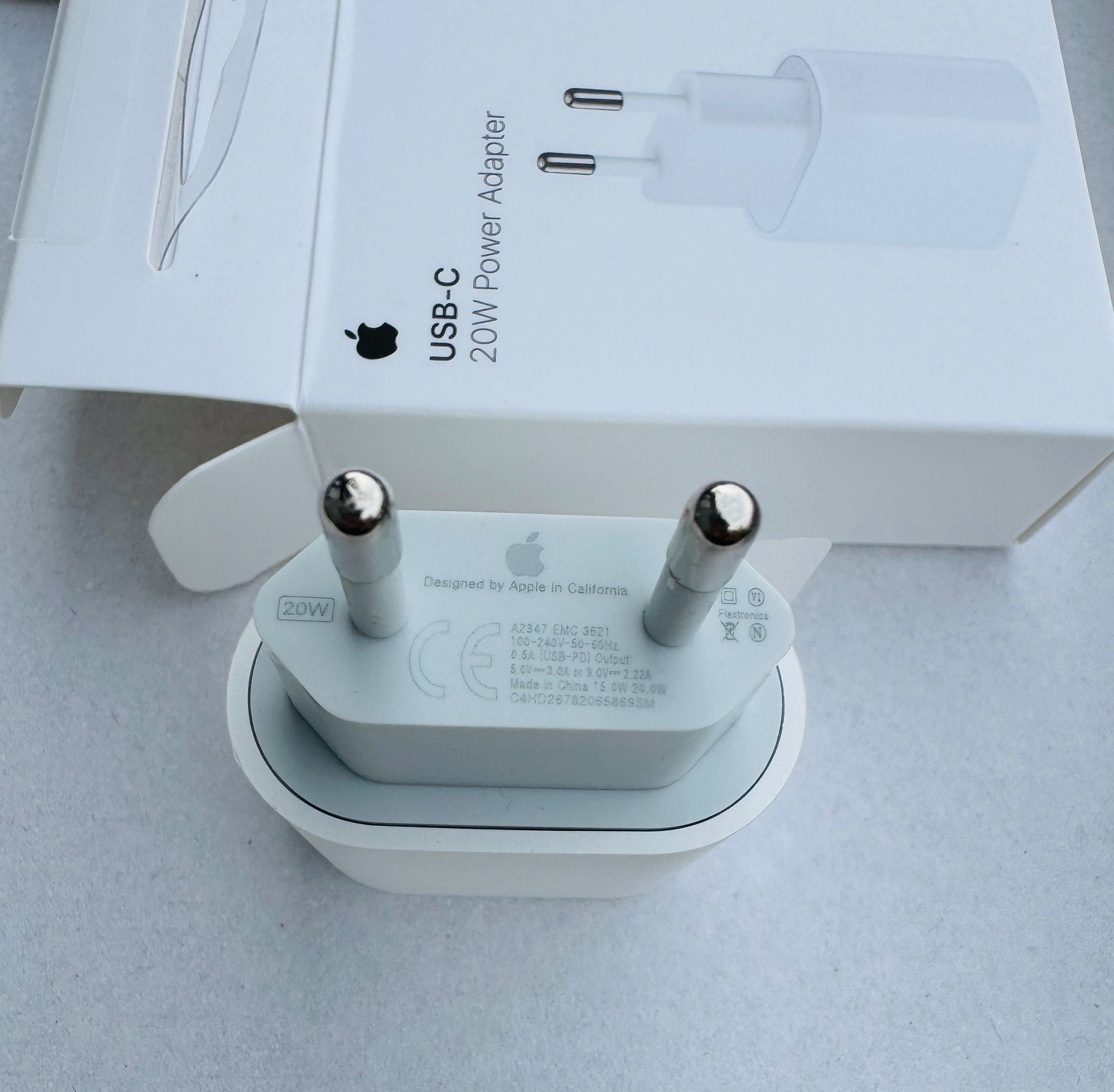 Ładowarka kostka Apple 20W + Kabel przewód 1 METR iPhone 15 16 Pro Max