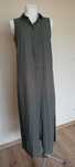 Sukienka maxi oversize khaki