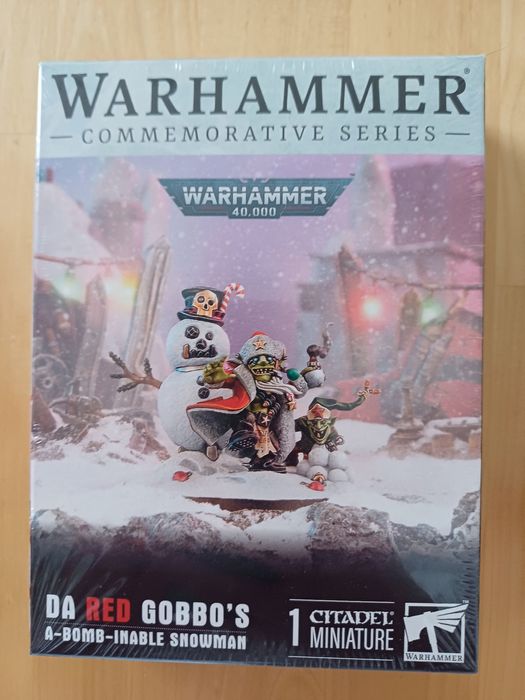 Warhammer 40K Da Red Gobbo's A-Bomb-Inable Snowman. NOWE W FOLII