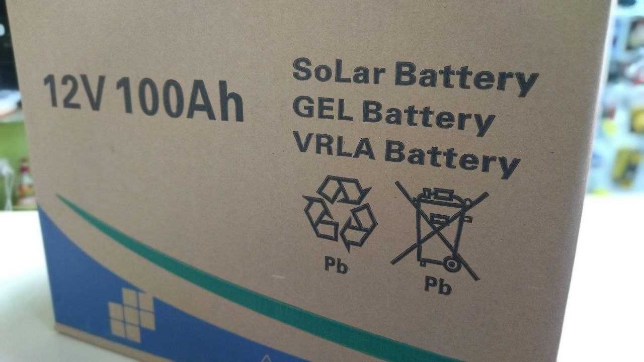 Акумулятор АКБ Gel Alicosolar 6-GFM(G) 12V 100Ah для сонячної станції