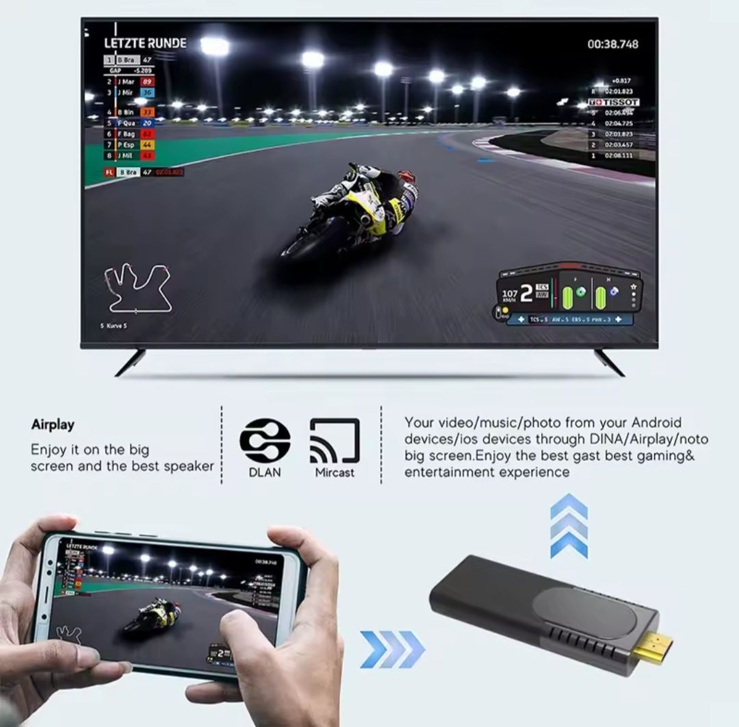 TV Stick MX10-F3 Android 2GB 16GB ТВ Стік HDMI TV box бокс