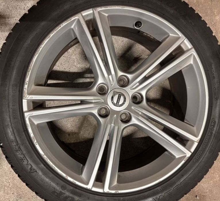 Koła felgi Volvo V90 S90/5x108 opony zimowe Dunlop 4x 245/45r18