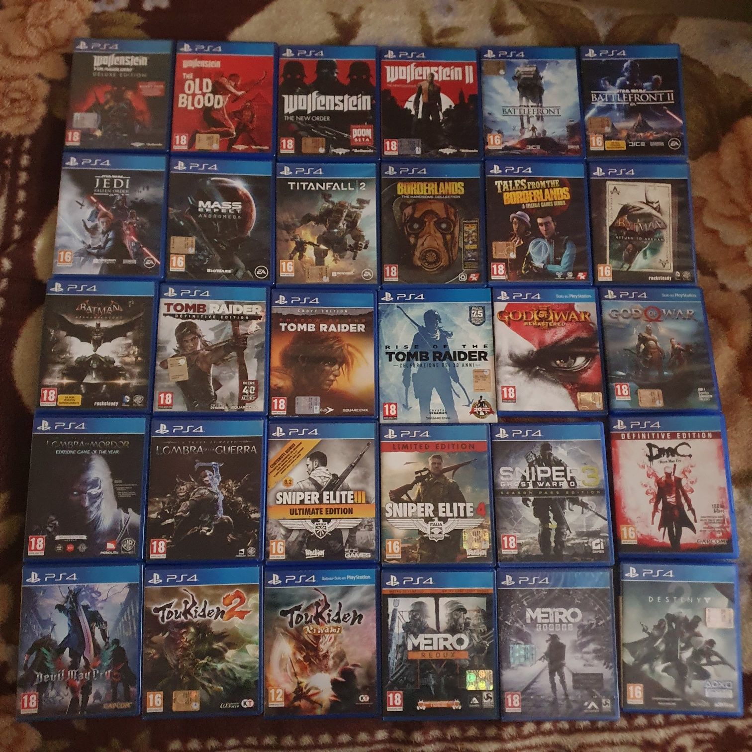 Игры на ps4, диски пс 4, игры на Sony Playstation 4