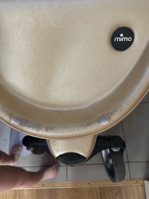 Продам коляску mima золотого кольору.