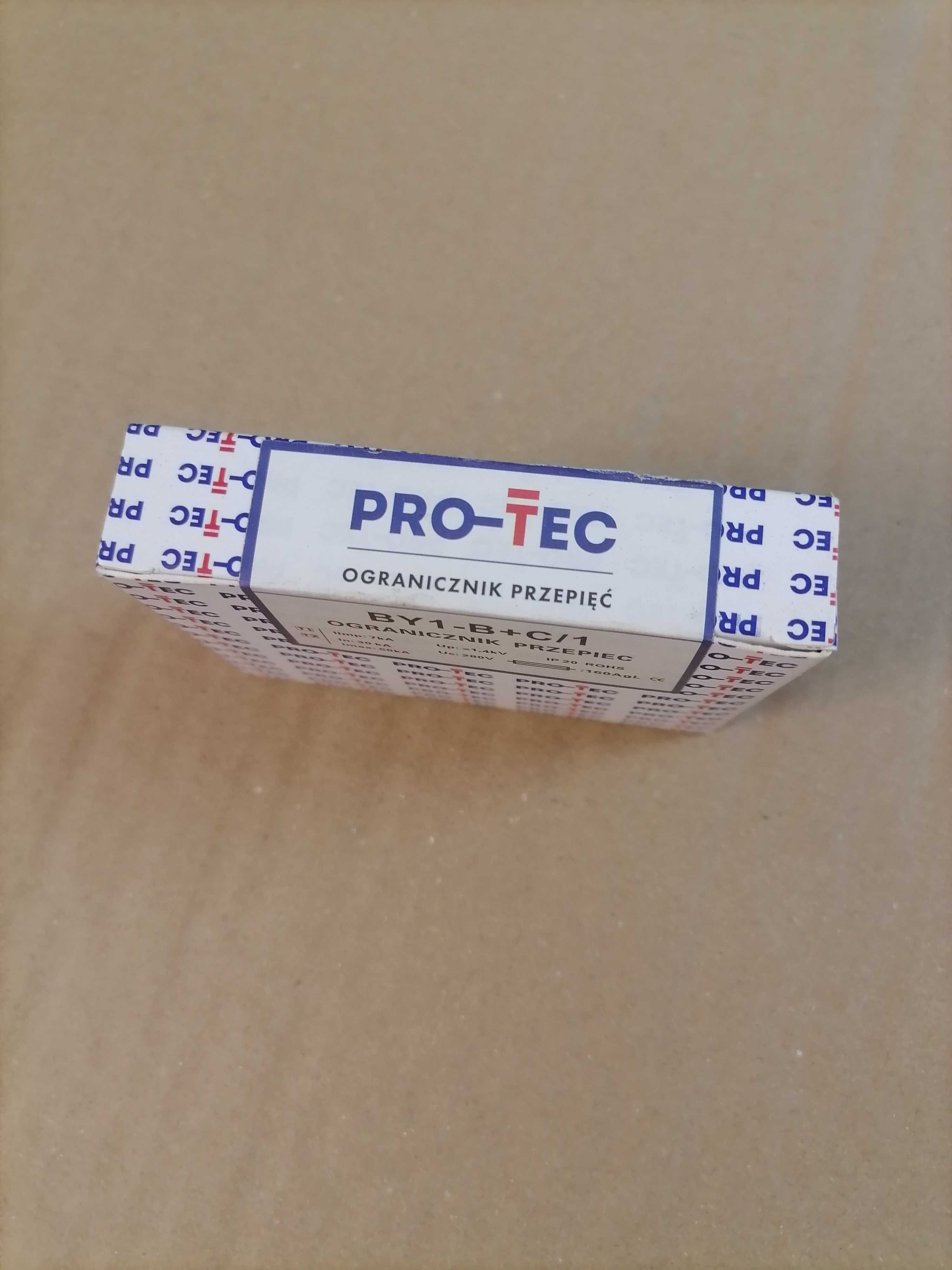 Ogranicznik przepięć PRO-TEC BY1 - B+C 1P  T1 T2  30kA 1-fazowy NOWY
