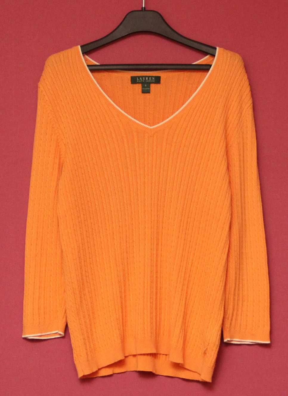 LAUREN (Polo Ralph Lauren) S-M свитер из хлопка джемпер