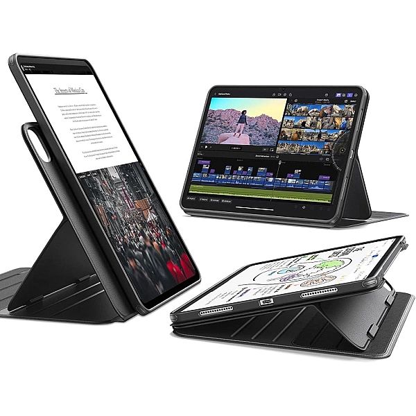 ESR FLIP HYBRID IPAD PRO 13” 7 / 8 / 2024, 2025 BLACK
