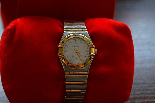 ZAPROPONUJ CENĘ! Omega Constellation damska 1262.30 ZŁOTO i STAL