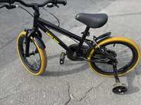 Детский велосипед MIQILONG  чорний 16 колеса