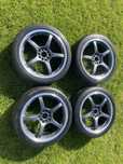Felgi 18 x 7,5J alufelgi kute 5x114,3/5x100 RAYS G-GAMES + opony