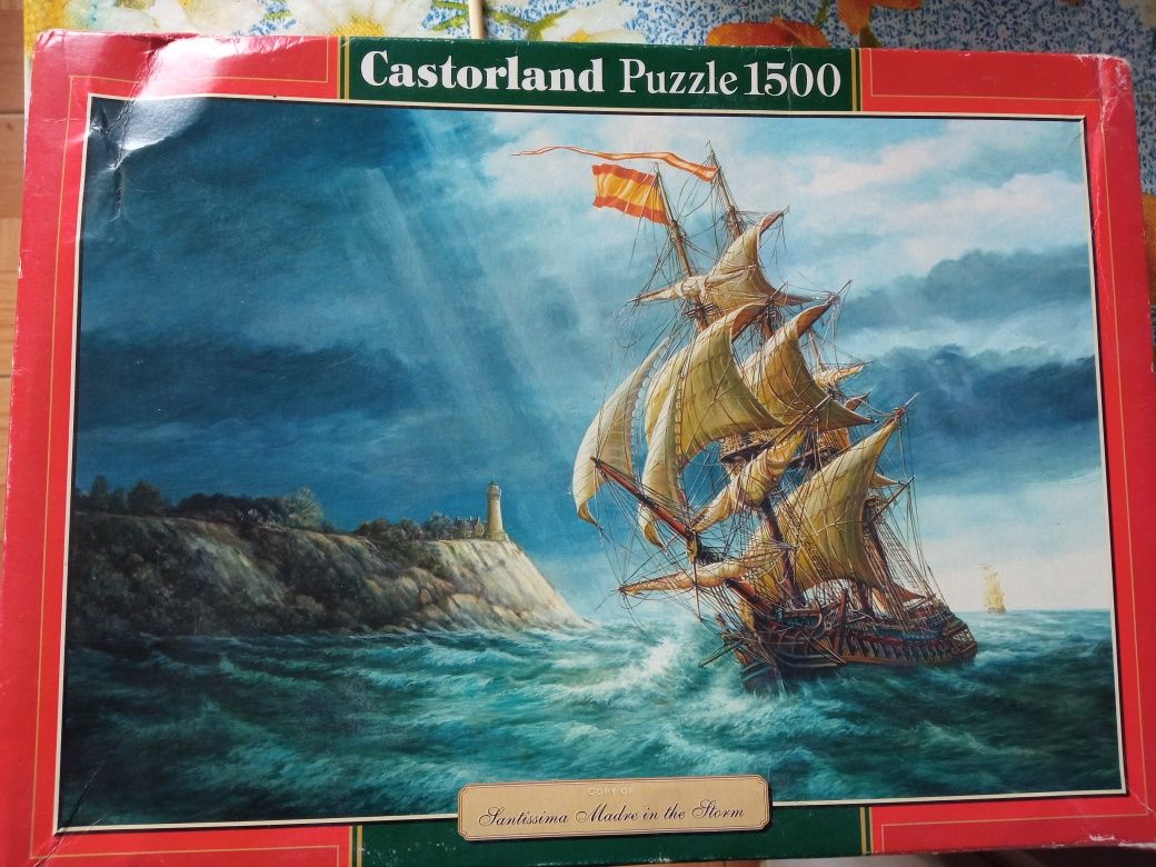 Пазл Castorland puzzle на 1500 шт б/у