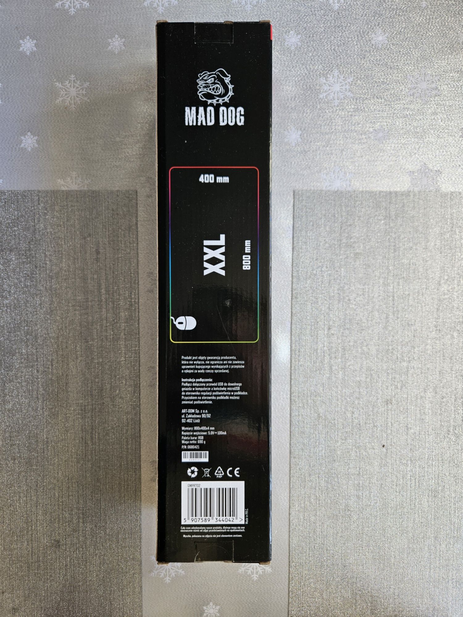 Podkładka Mad Dog z podświetleniem