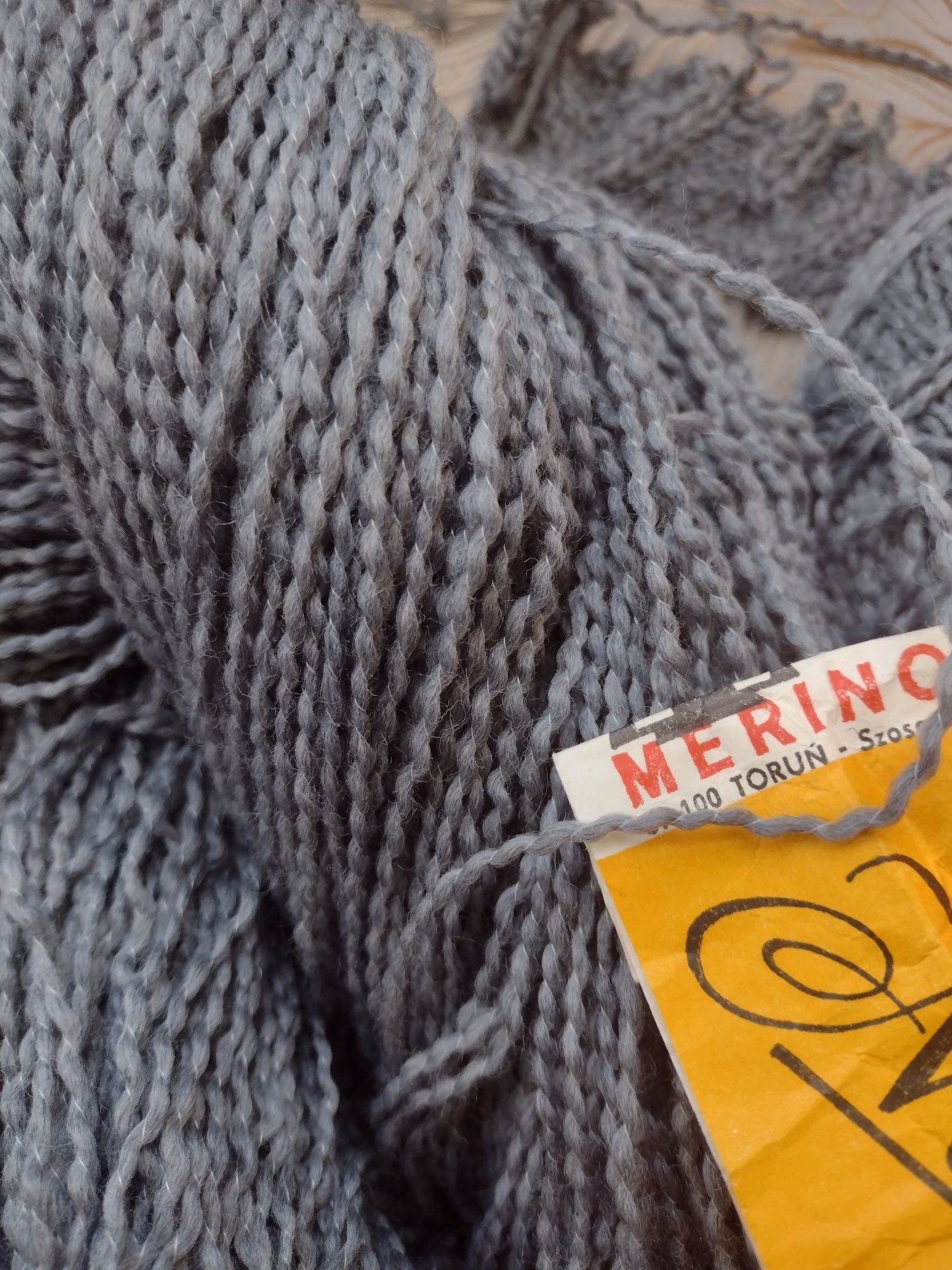 Włóczka wełna PRL "MERINA"," MERINOTEX"