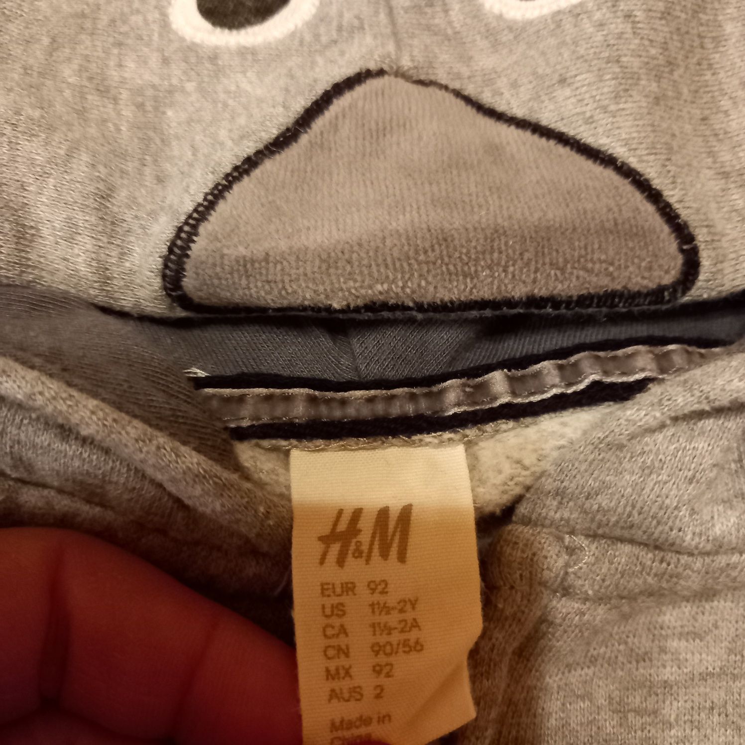 Bluza rozsuwana H&M dla dziecka r.92