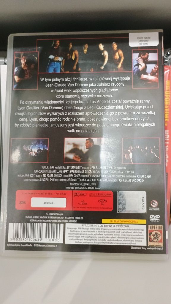 Lwie serce film dvd unikat polskie wydanie