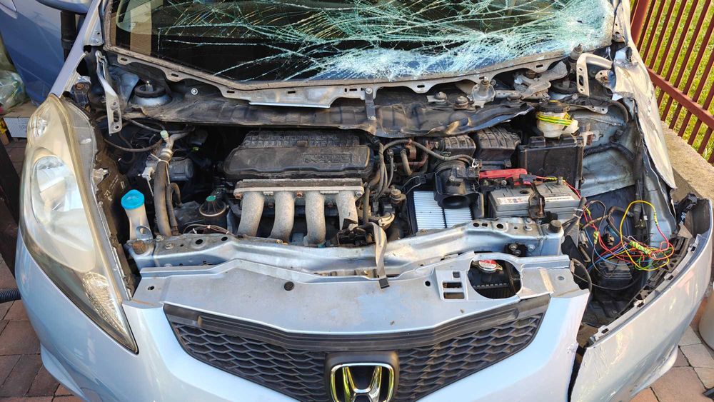 Honda Jazz 2009r. 1.2 90km - uszkodzona