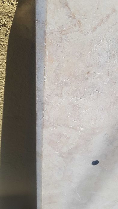 Tampo pedra mármore antigo 100x50x3cm