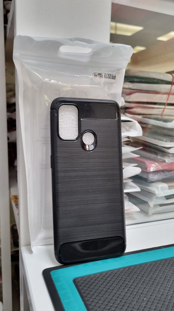 Case karbon plecki etui oppo a53 2020