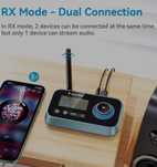 Adapter audio Bluetooth 5.0 SOOMFON nadajnik-odbiornik 3w1