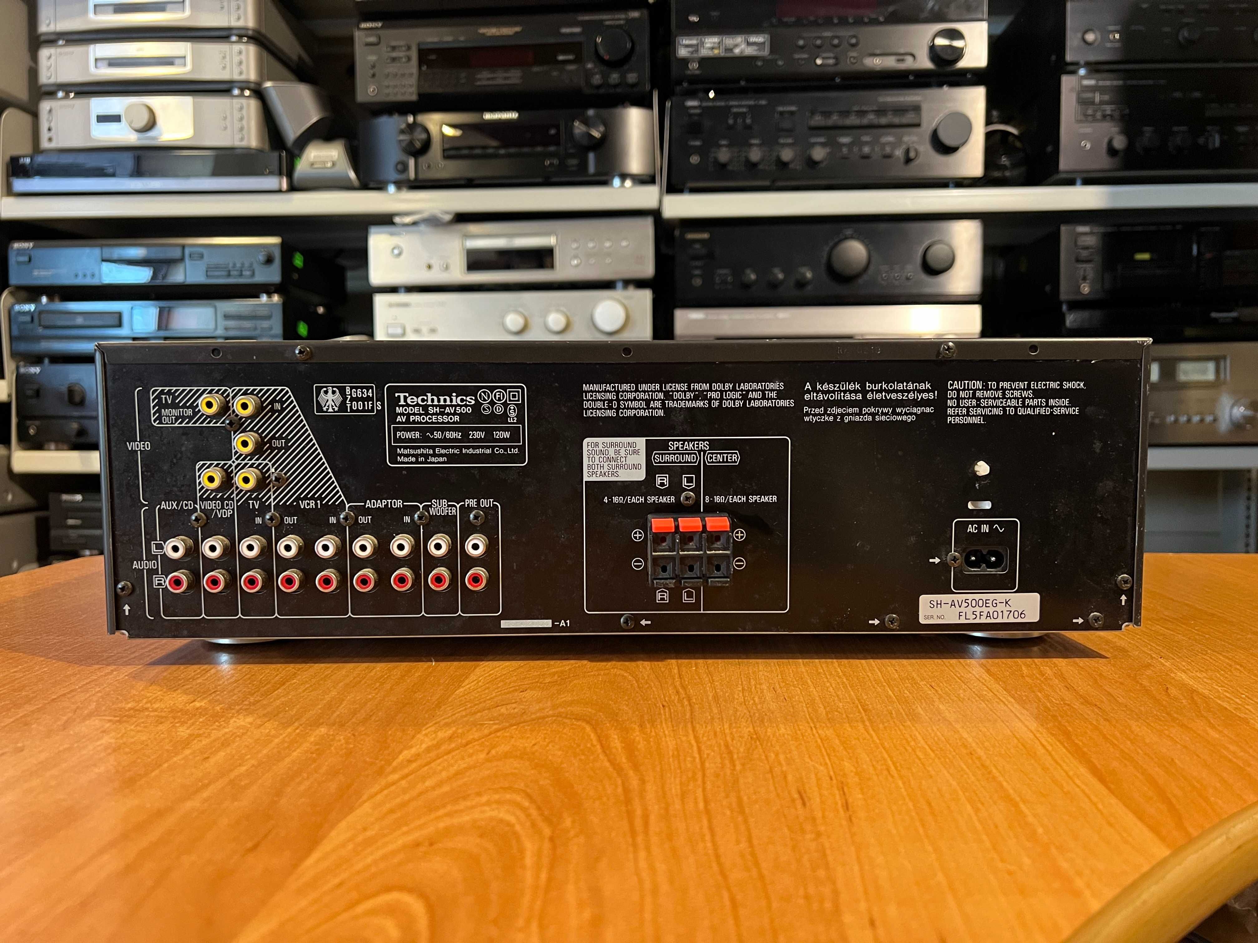 Wzmacniacz/procesor kina domowego Technics SH-AV500 Audio Room