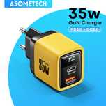 Швидка зарядка Asometech 35w з Led дисплеєм, Type-C + USB-A