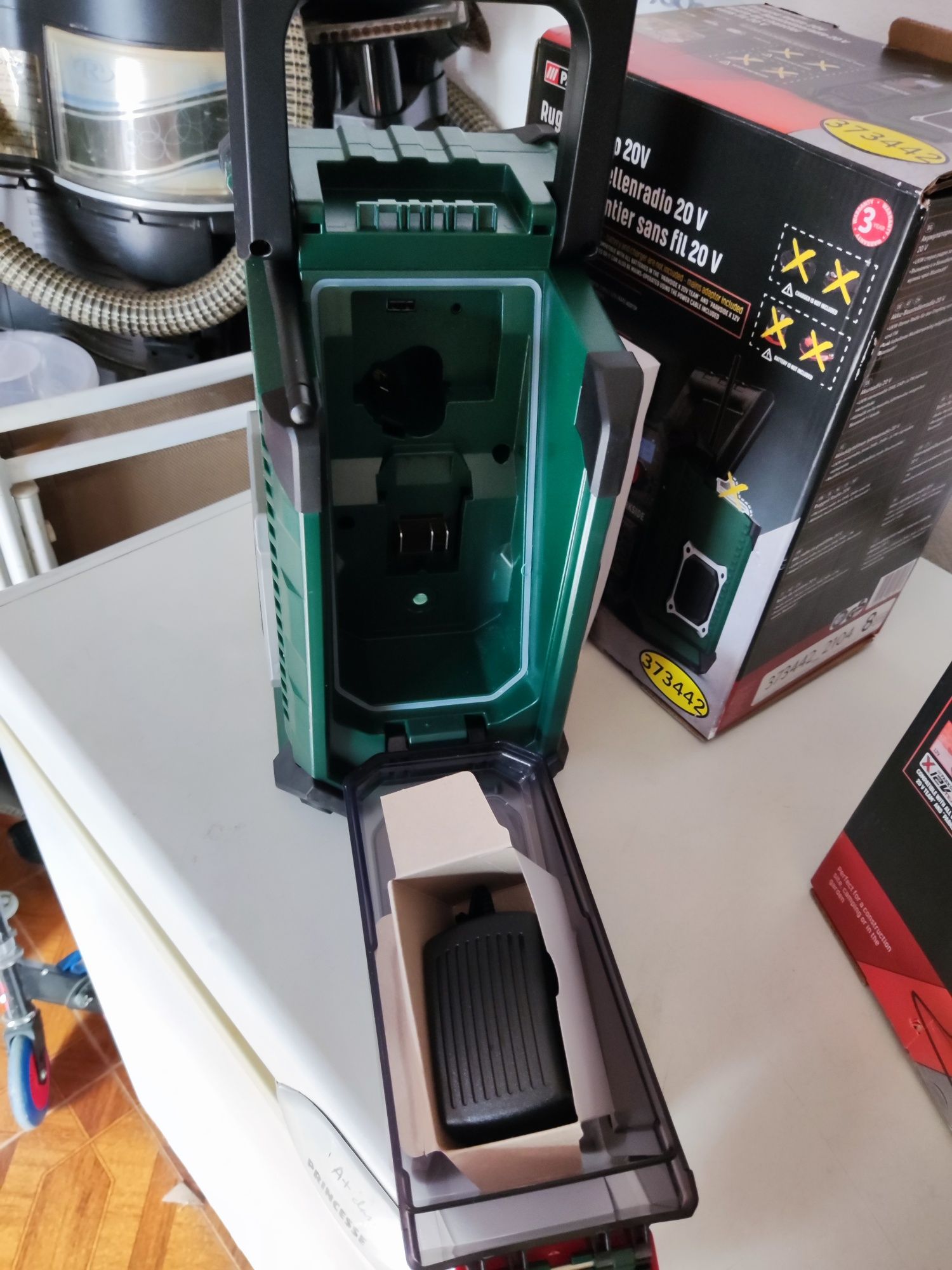 Radio de Obras com Bluetooth