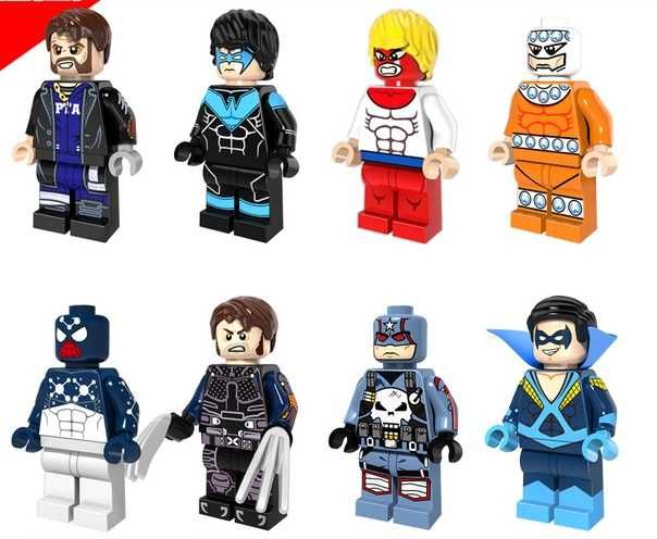 Coleção de bonecos minifiguras Super Heróis nº71 (compatíveis Lego)