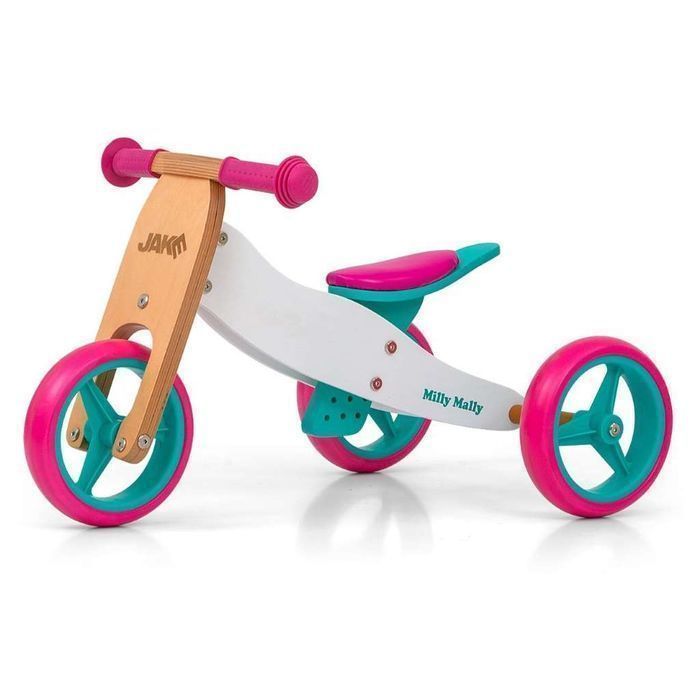 Rowerek biegowy trójkołowy 2w1 Jake Classic Candy Milly Mally