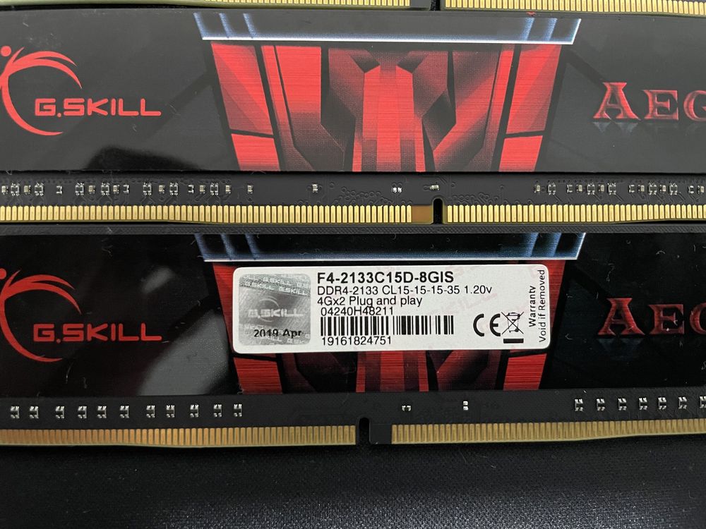 Memória RAM G.Skill 4x4GB (16GB) 2133MHz