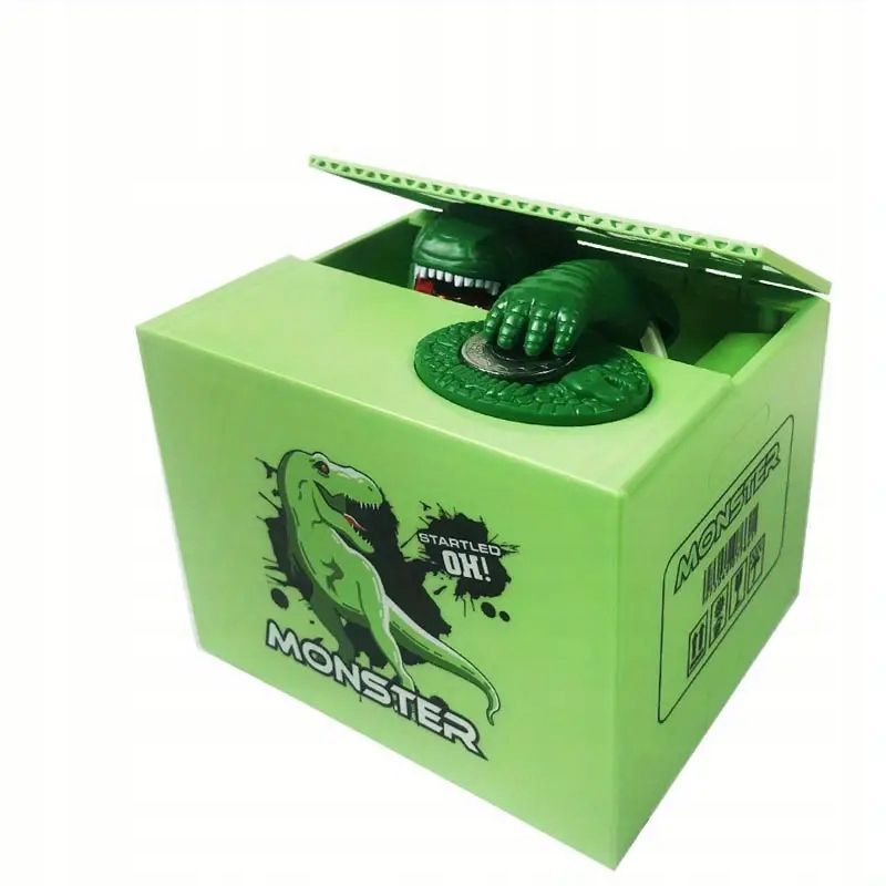 Skarbonka dla dzieci Dinozaur Monster Elektroniczna