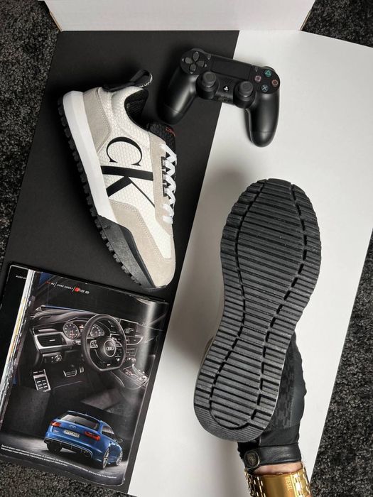 Чоловічі кросівки кельвін кляйн Calvin Klein GTX Light Grey White