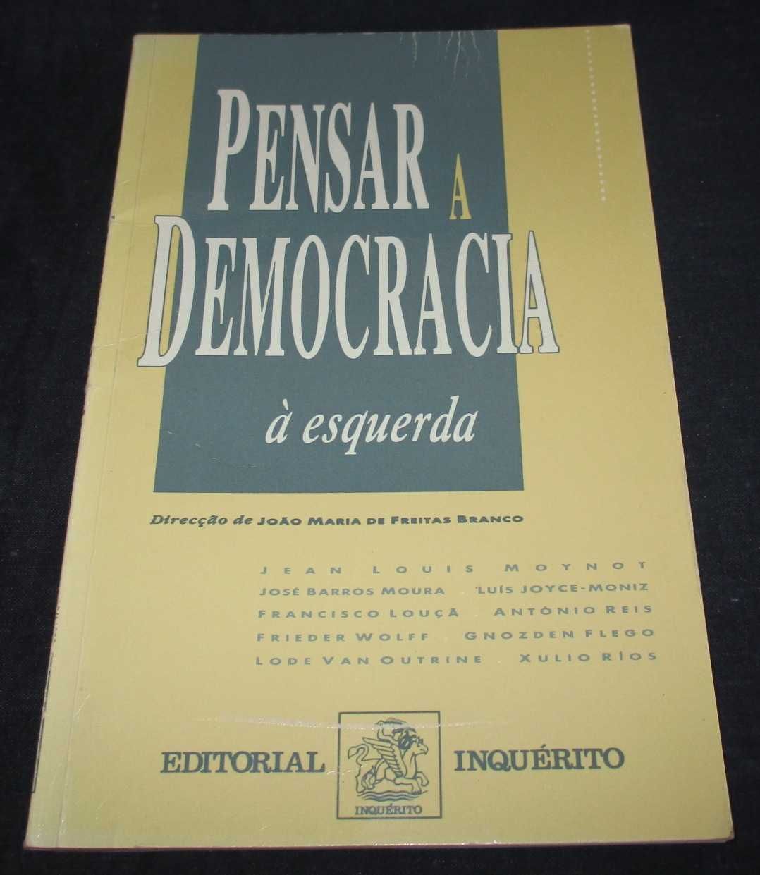 Livro Pensar a Democracia à esquerda Autografado