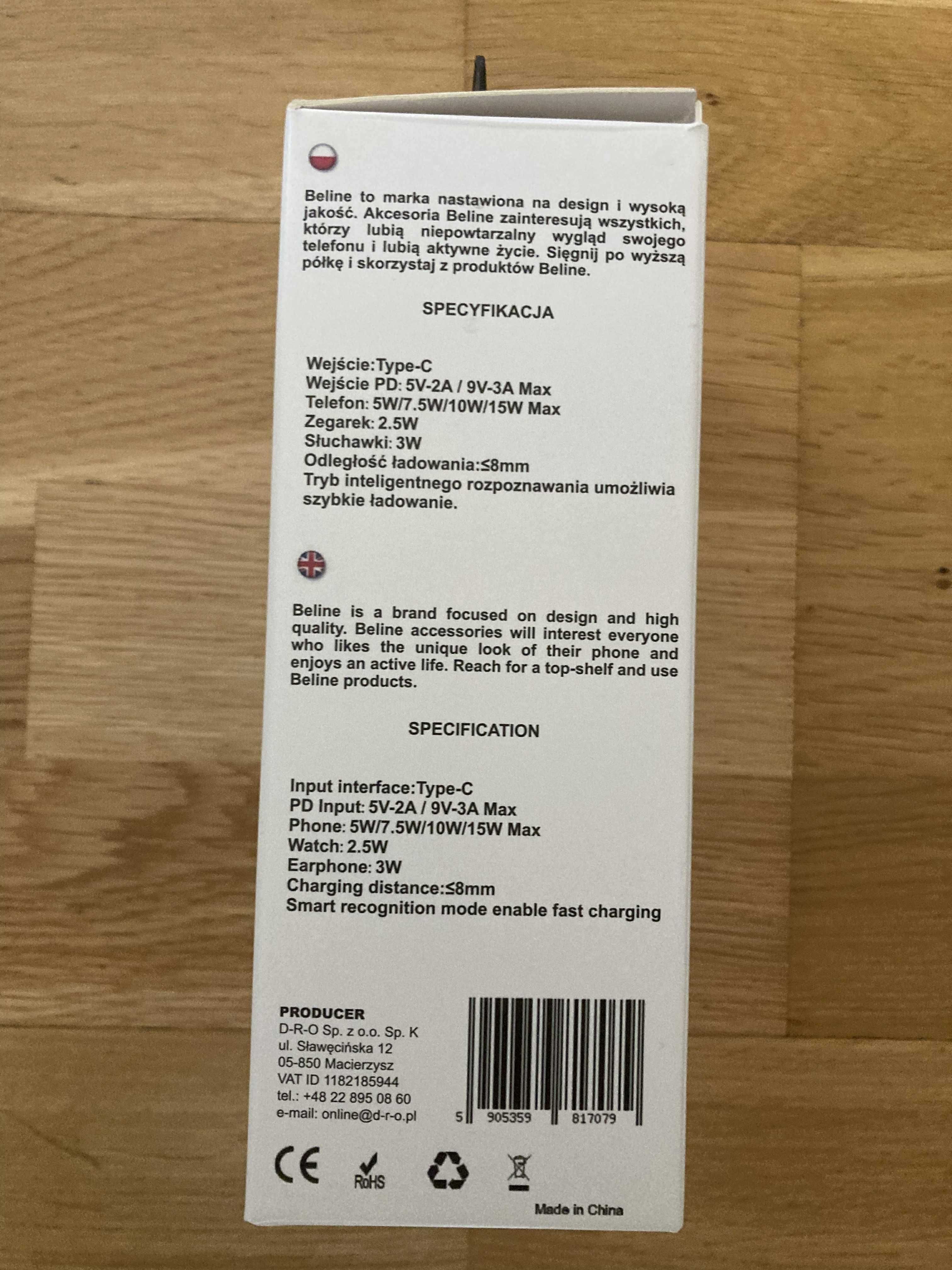 Ładowarka 3 w 1 Beline