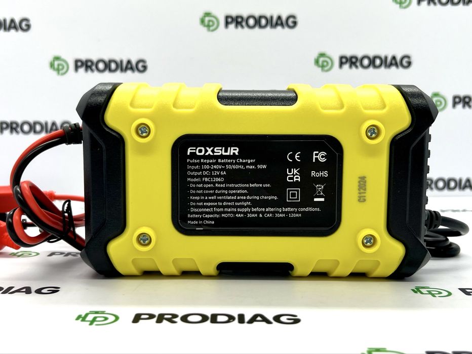 FOXSUR (12V 6A) FBC1206D - імпульсний зарядний пристрій (опт, дроп)