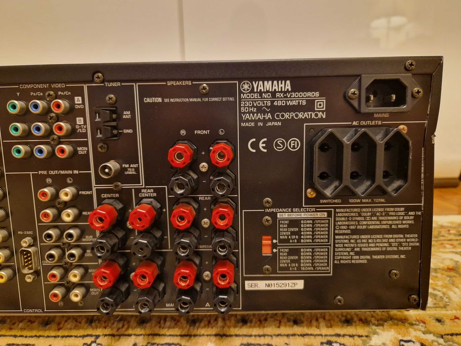 Yamaha RX-V3000 Pilot Potężny Amplituner
