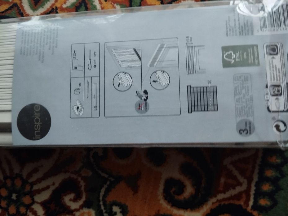 Żaluzje białe drewniane 120x150 cm Nowe