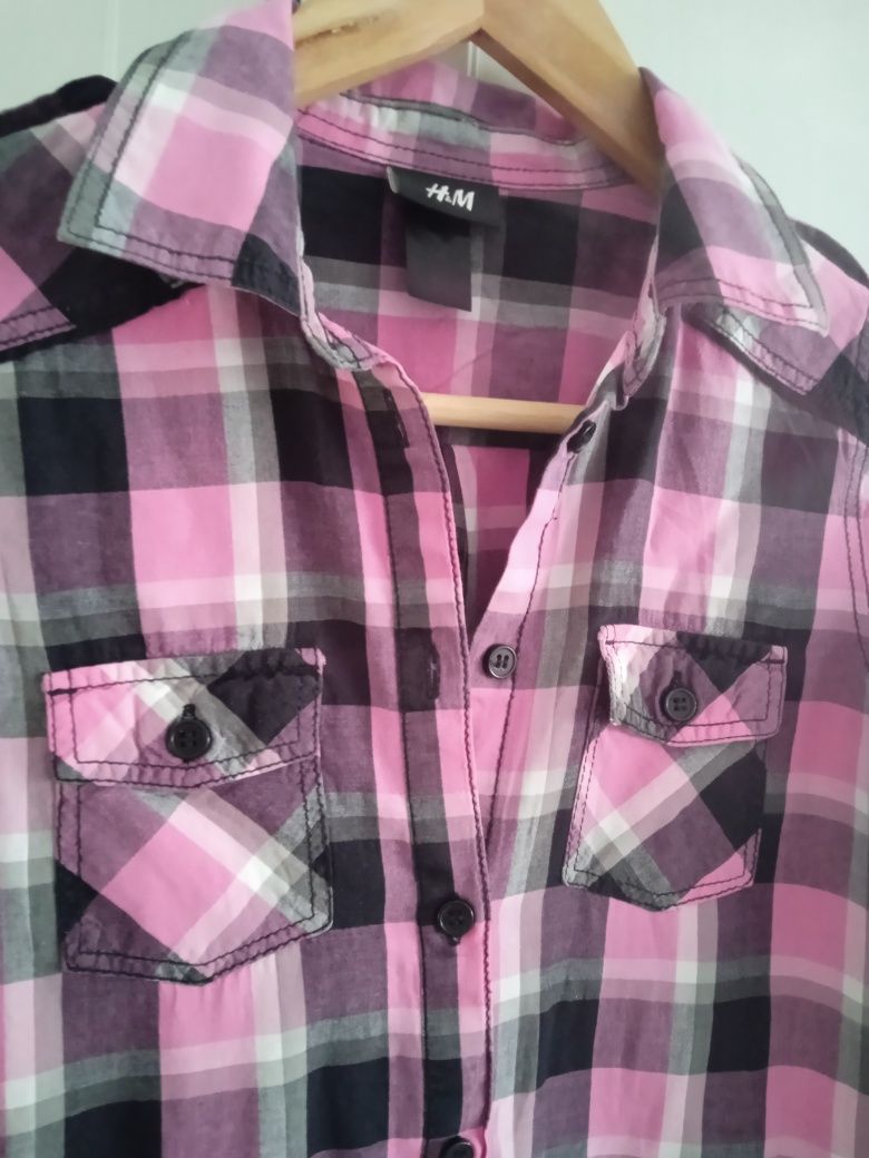 Koszula w kratę dla dziewczynki H&M