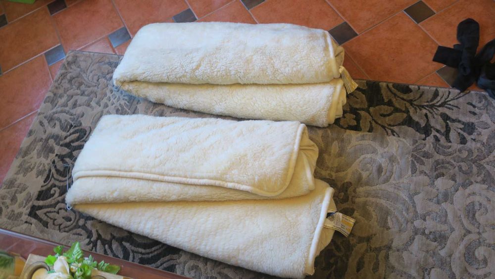 Prześcieradło wełniane Matherm 90x200cm z gumką