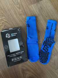 Control Socks- skarpety antypoślizgowe GS niebieskie NOWE