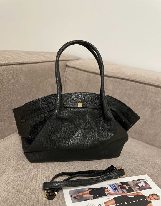 Італійська шкіряна сумка-тоут шопер Нова колекція