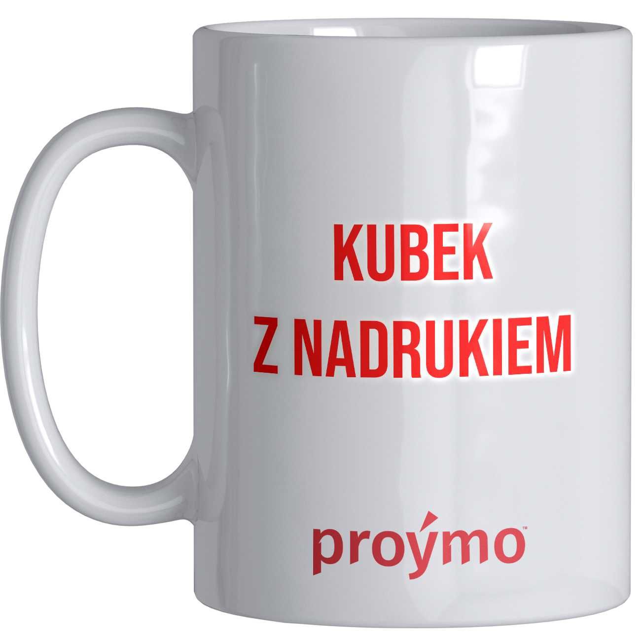 KUBEK z własnym nadrukiem ZDJĘCIEM LOGO reklamowy promocyjny