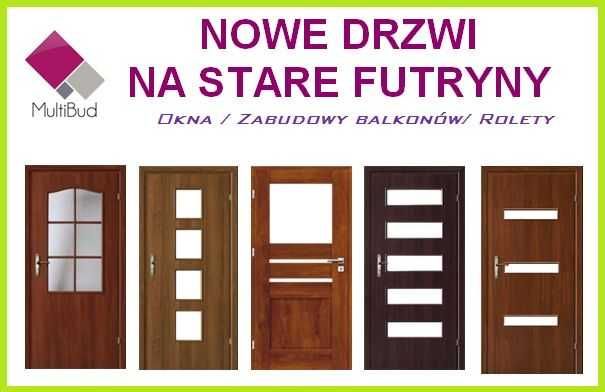 Drzwi na stare futryny, bez wyrywania, Warszawa / Zabudowa Balkonów