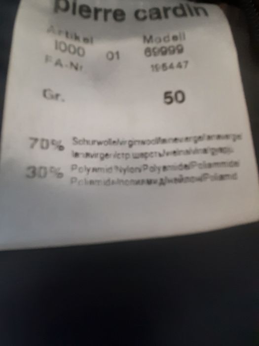 Marynarka pierre cardin wełna roz 50 jak kurtka jesienna z dopinką