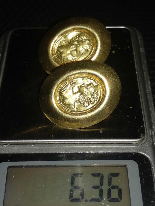 Золоті сережки 750 проба Вінтаж