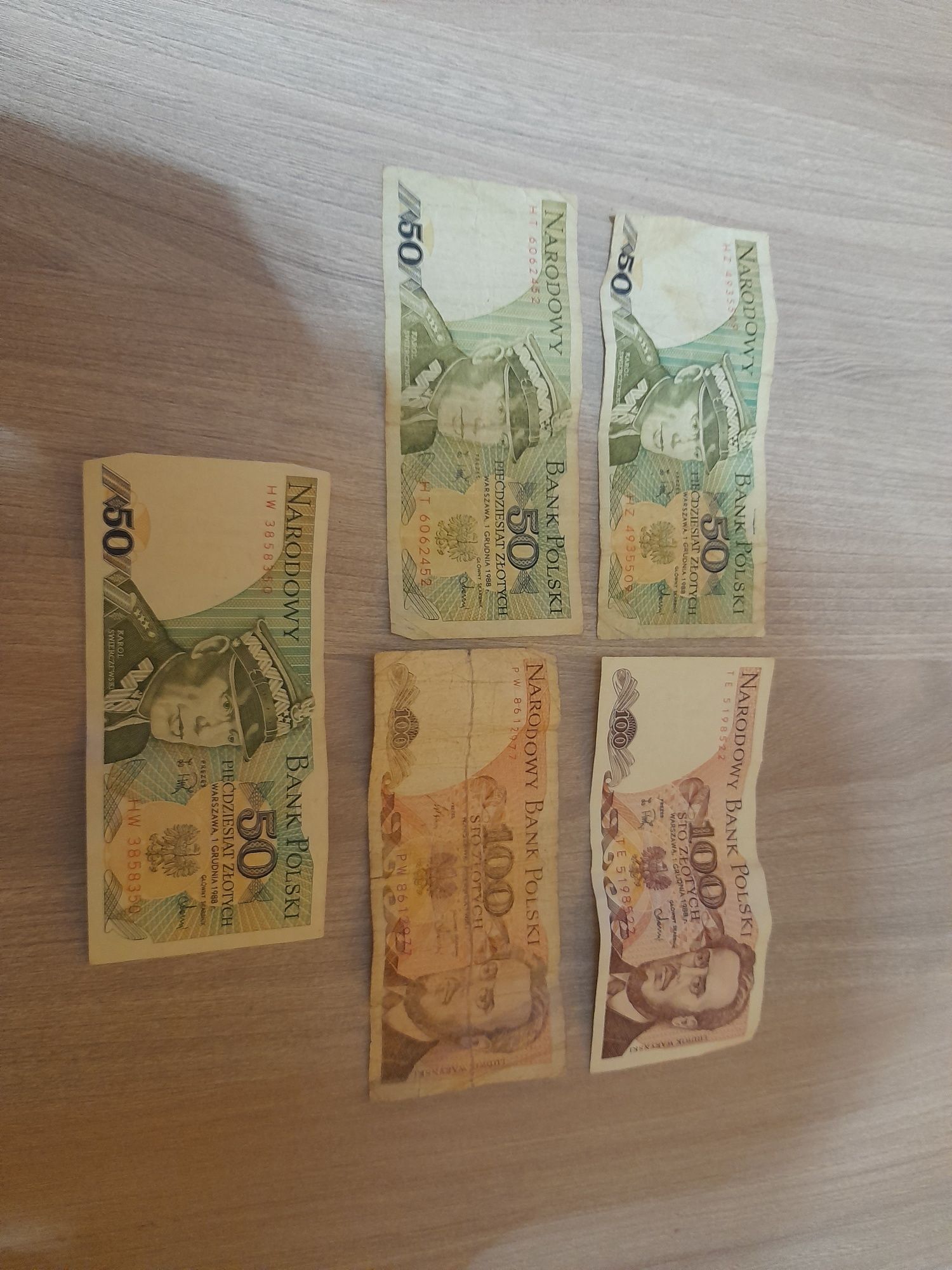 Stare banknoty z PRL
