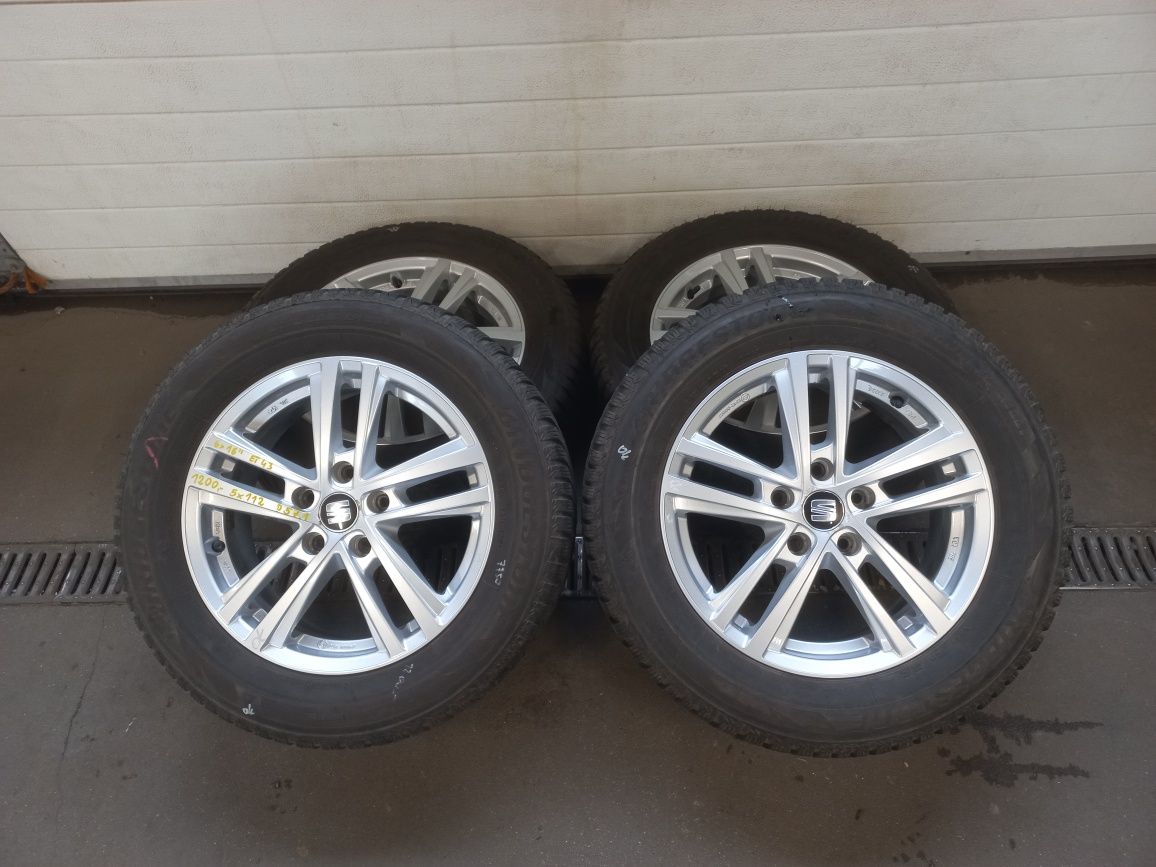 Koła zimowe 16" 5x112 Seat