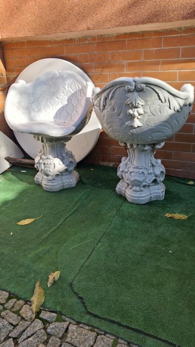 Fotele ogrodowe beton piaskowiec