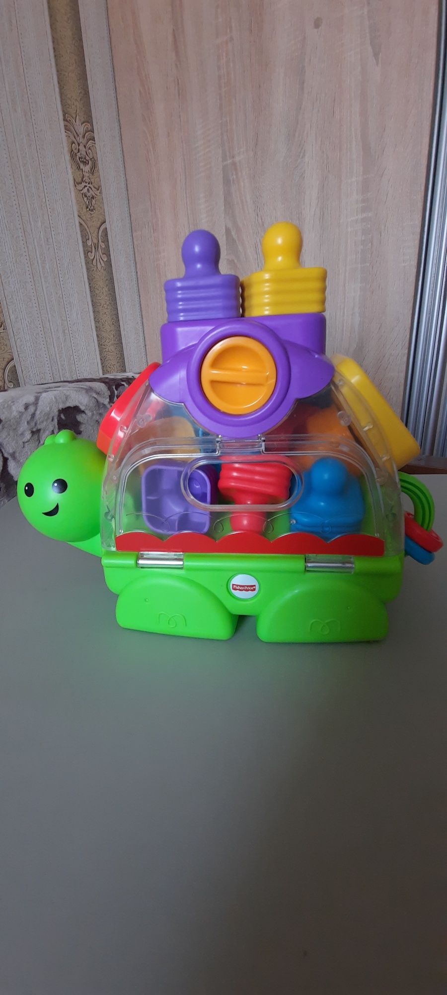 Игрушка сортер пирамидка черепаха Fisher price