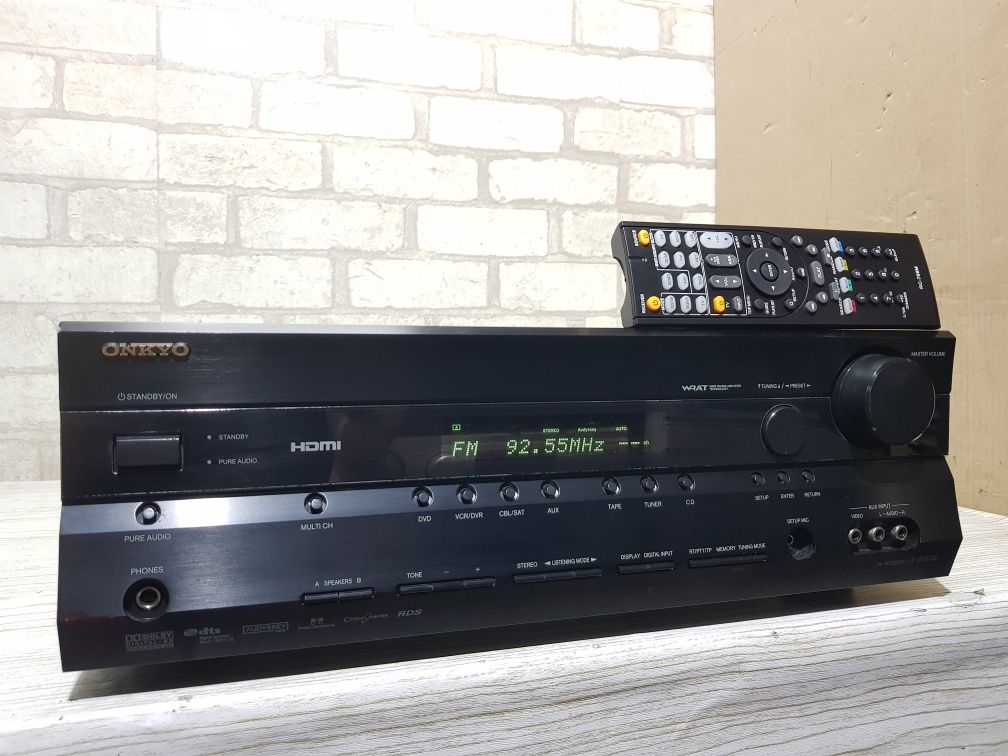 Пульт!7.1AV ресивер Onkyo TX-SR505E 7x130 б/у з Німеччини